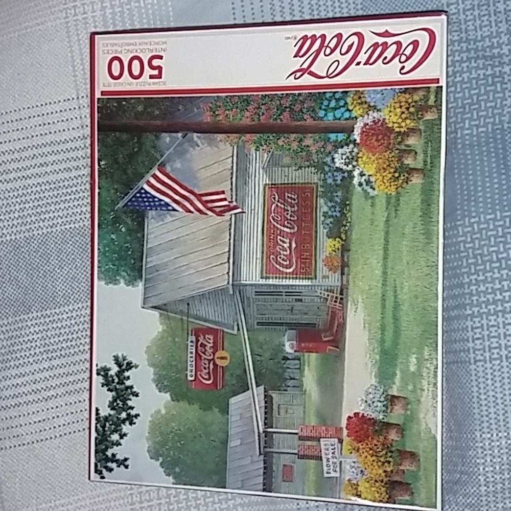 Springbok puzzle 500 Coca-Cola 18×24 used all pieces.